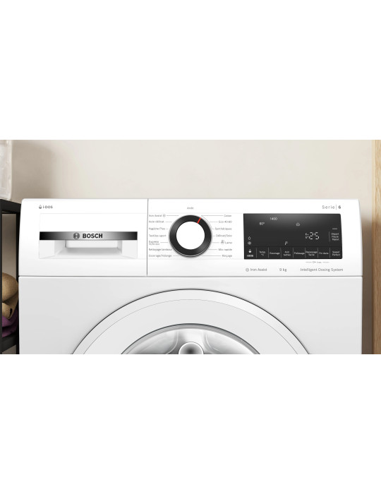 Bosch Serie 6 WGG244F1FR machine à laver Charge avant 9 kg 1351 tr/min Blanc