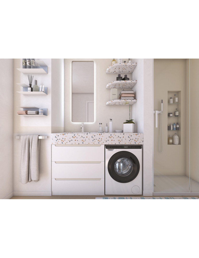 Candy CW50-BP12307U1-S machine à laver Charge avant 5 kg 1200 tr/min Blanc