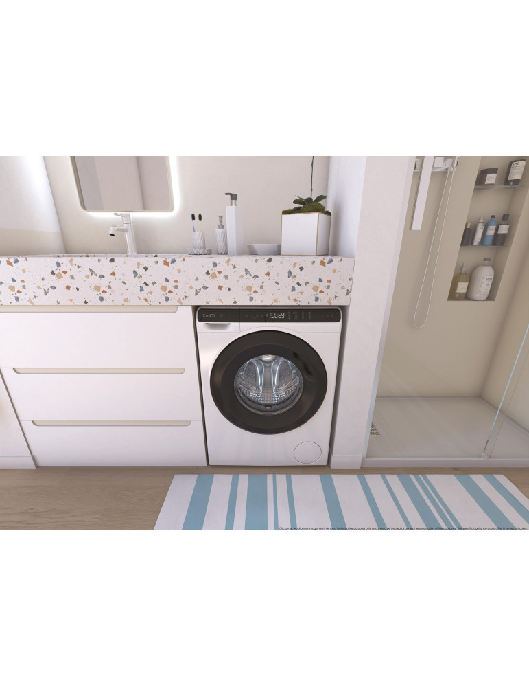 Candy CW50-BP12307U1-S machine à laver Charge avant 5 kg 1200 tr/min Blanc