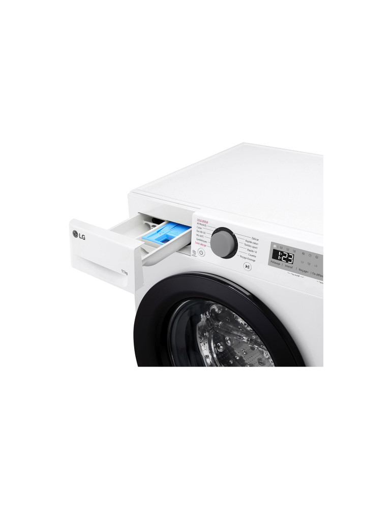 LG F14R15WHS machine à laver Charge avant 11 kg 1350 tr/min Blanc