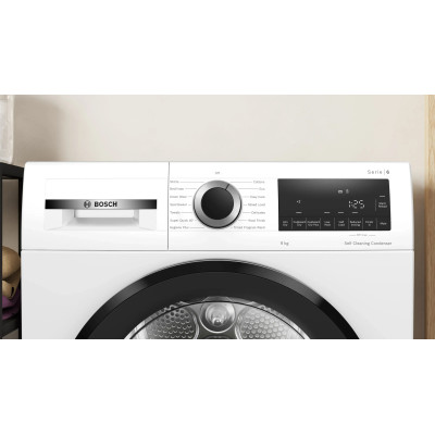 Bosch Serie 6 WQG24502GB sèche-linge Pose libre Charge avant 9 kg Blanc 2