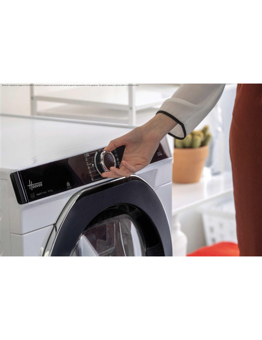 Hoover H-DRY 500 NDPEH10A2TCBEXSS sèche-linge Pose libre Charge avant 10 kg Blanc