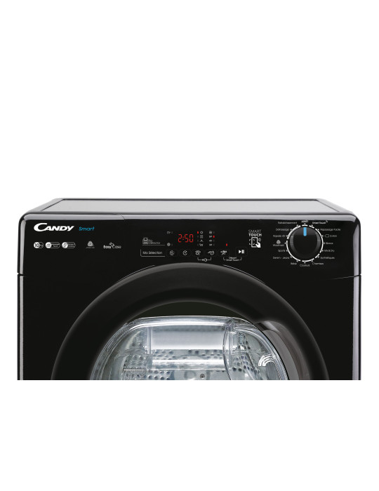 Candy Smart CSEH10A2DBEBX-47 sèche-linge Pose libre Charge avant 10 kg Noir