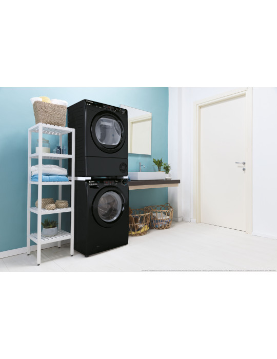 Candy Smart CSEH10A2DBEBX-47 sèche-linge Pose libre Charge avant 10 kg Noir