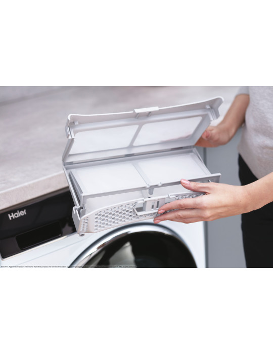 Haier HD90-A2939 sèche-linge Pose libre Charge avant 9 kg Blanc