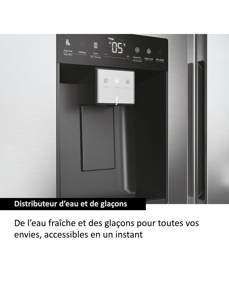 Haier HSW59F18EIMM Pose libre 601 L Platine, Acier inoxydable