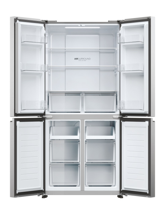 Haier HCR3818ENMM Pose libre 467 L Platine, Acier inoxydable