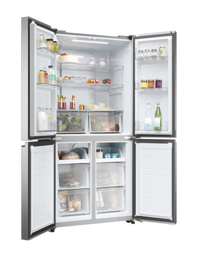 Haier HCR3818ENMM Pose libre 467 L Platine, Acier inoxydable