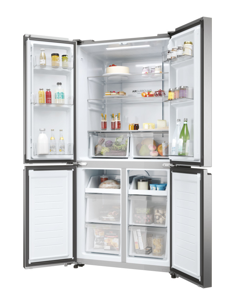 Haier HCR3818ENMM Pose libre 467 L Platine, Acier inoxydable