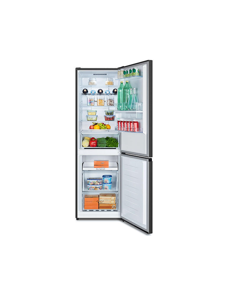 Hisense RB390N4WBE réfrigérateur-congélateur Pose libre 304 L Noir