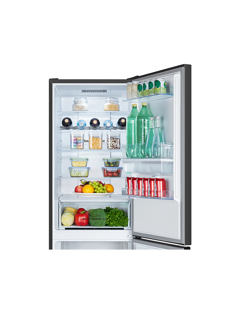 Hisense RB390N4WBE réfrigérateur-congélateur Pose libre 304 L Noir