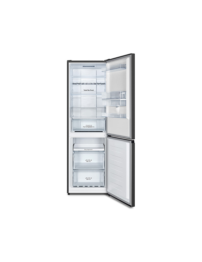 Hisense RB390N4WBE réfrigérateur-congélateur Pose libre 304 L Noir