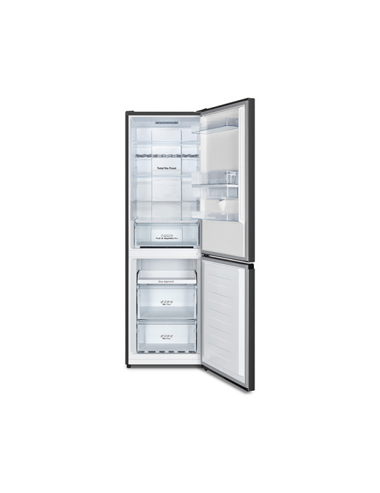 Hisense RB390N4WBE réfrigérateur-congélateur Pose libre 304 L Noir