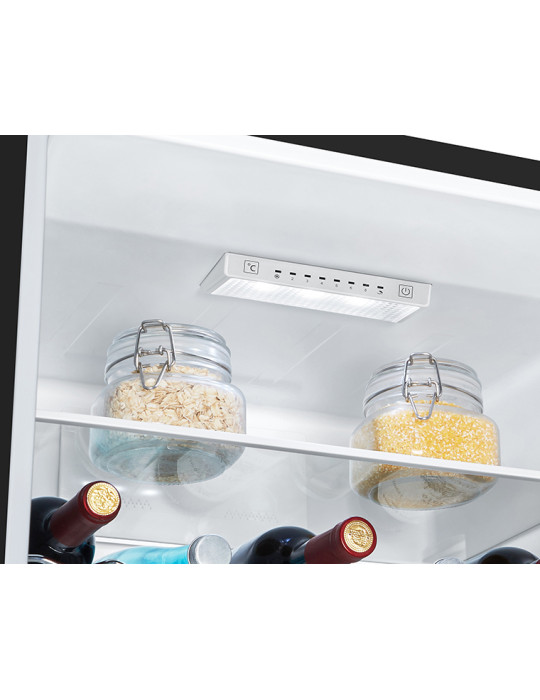 Hisense RB390N4WBE réfrigérateur-congélateur Pose libre 304 L Noir