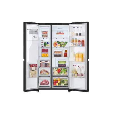 LG GSLC40EPPE frigo américain Pose libre 638 L Noir, Graphite 2