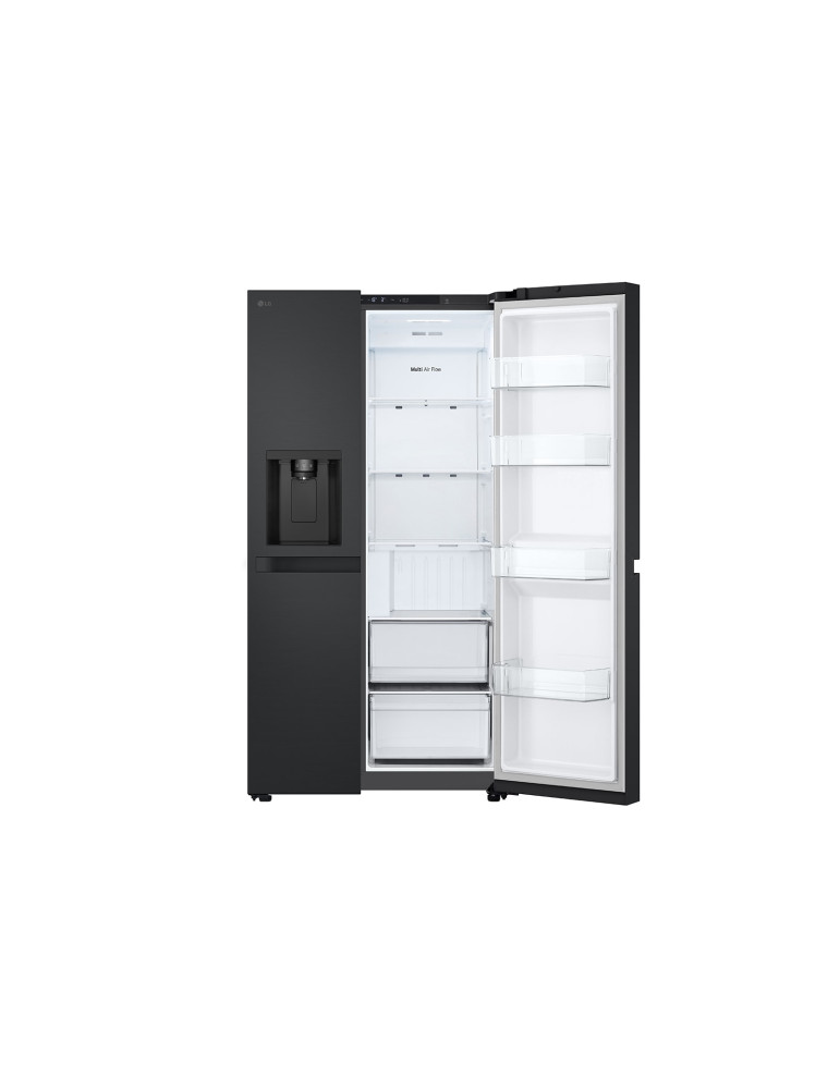 LG GSLC40EPPE frigo américain Pose libre 638 L Noir, Graphite