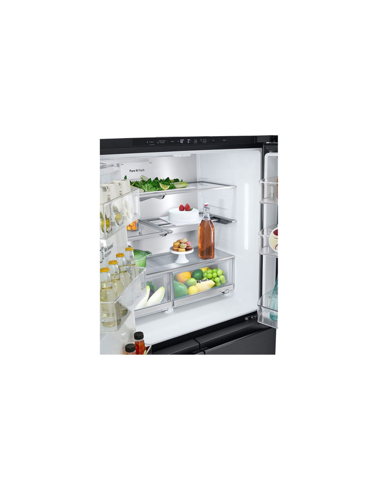 LG GMG960EVEE frigo américain Pose libre 638 L Noir