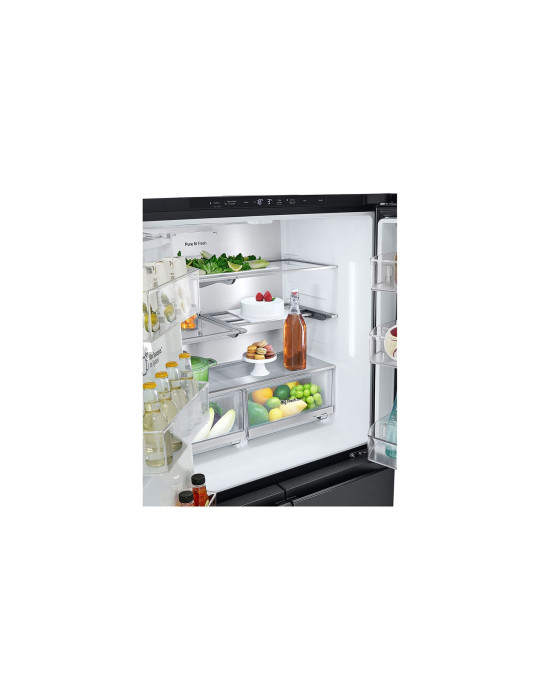 LG GMG960EVEE frigo américain Pose libre 638 L Noir