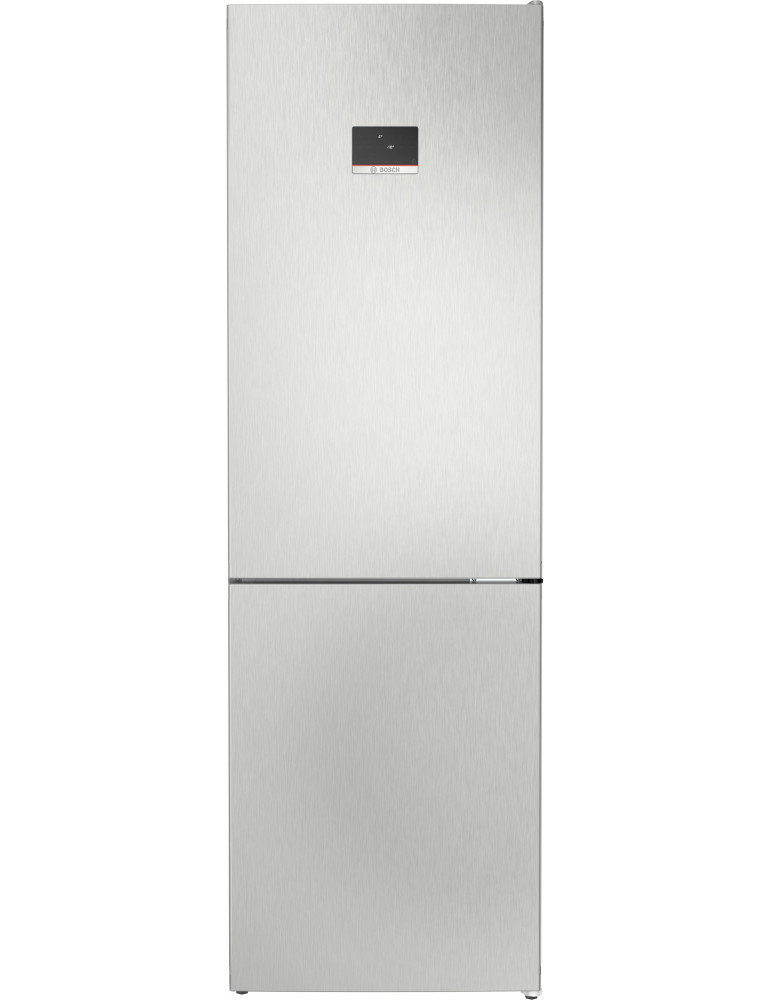 Bosch Serie 4 KGN367LDF réfrigérateur-congélateur Pose libre 321 L Acier inoxydable