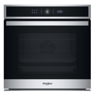 Whirlpool WOI4IS8PM0XAF four 73 L 3450 W Noir, Acier inoxydable