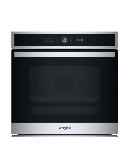 Whirlpool WOI4IS8PM0XAF four 73 L 3450 W Noir, Acier inoxydable