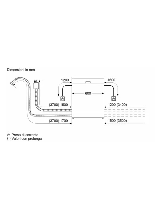 Bosch Serie 6 SMI6ZCS10E lave-vaisselle Semi-intégré 14 couverts
