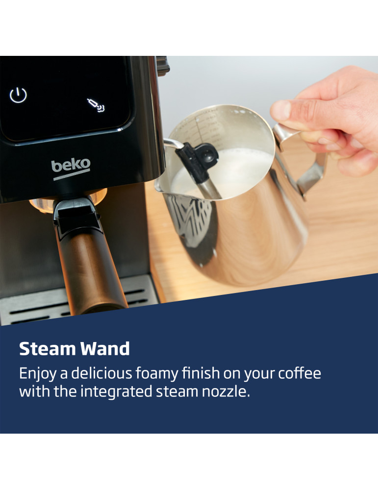 Beko CEP5302B machine à café Manuel Machine à expresso 1,1 L