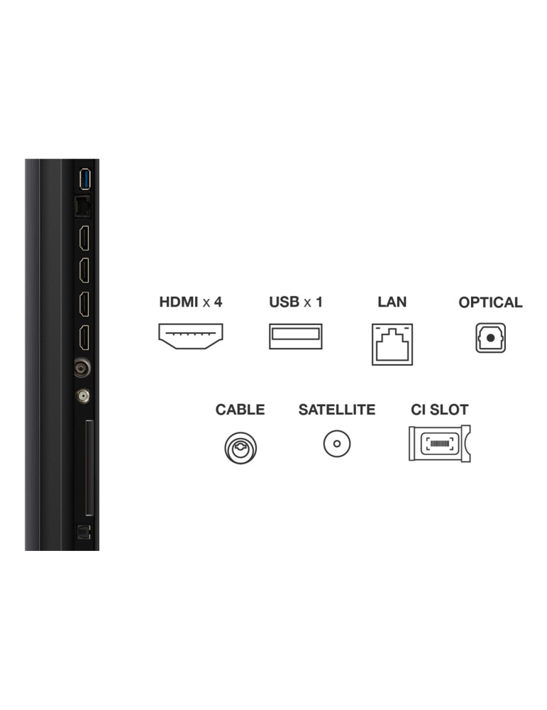 TCL C6K 65C6K TV 165,1 cm (65") 4K Ultra HD Smart TV Wifi Métallique