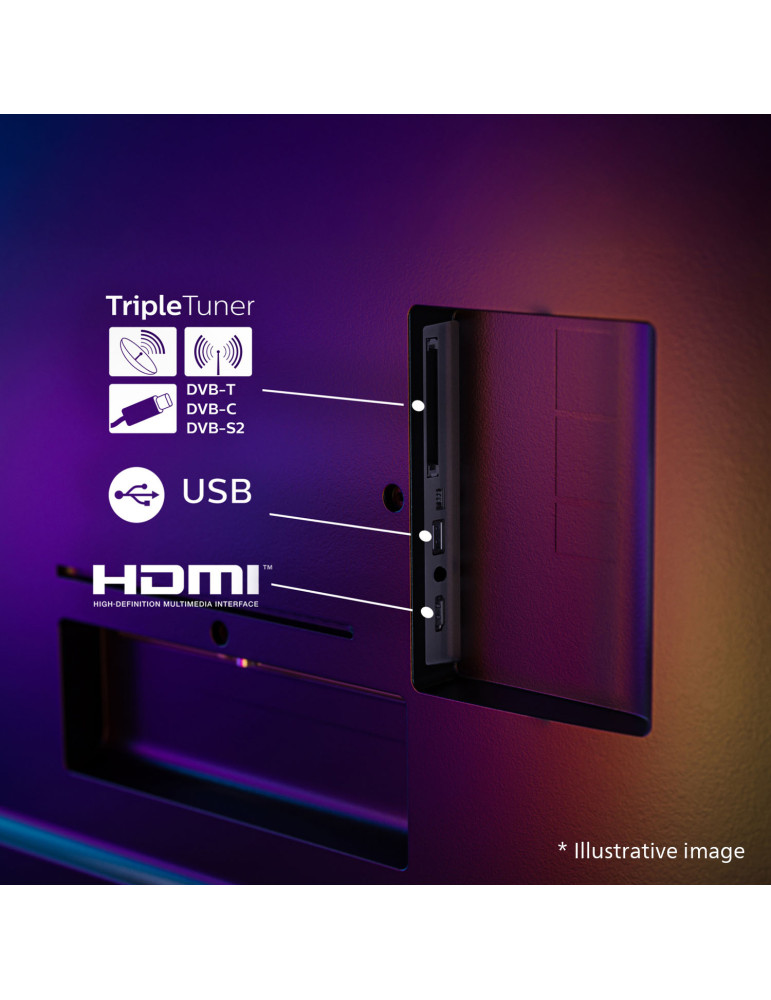 Philips 8500 series 75PUS850012 190,5 cm (75") 4K Ultra HD Smart TV Wifi Noir