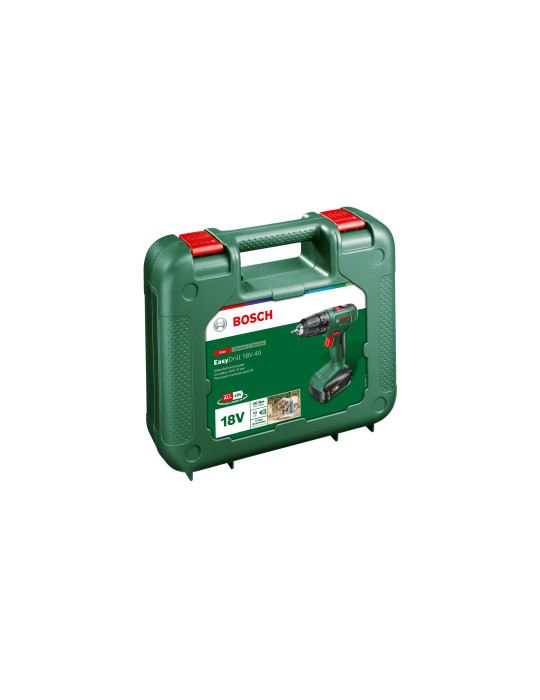 Bosch EasyDrill 18V-40 1630 tr/min Sans clé 1,3 kg Noir, Vert