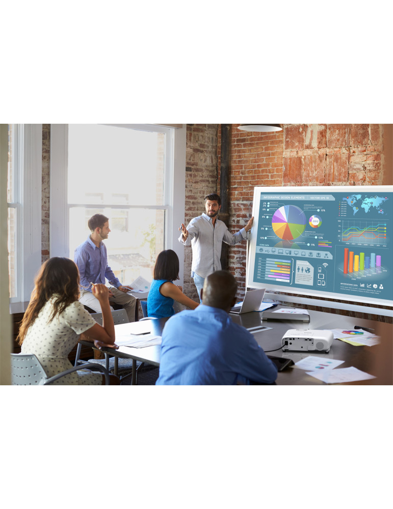 Epson EB-W55 4000 ANSI lumens 3LCD WXGA (1200x800) Blanc