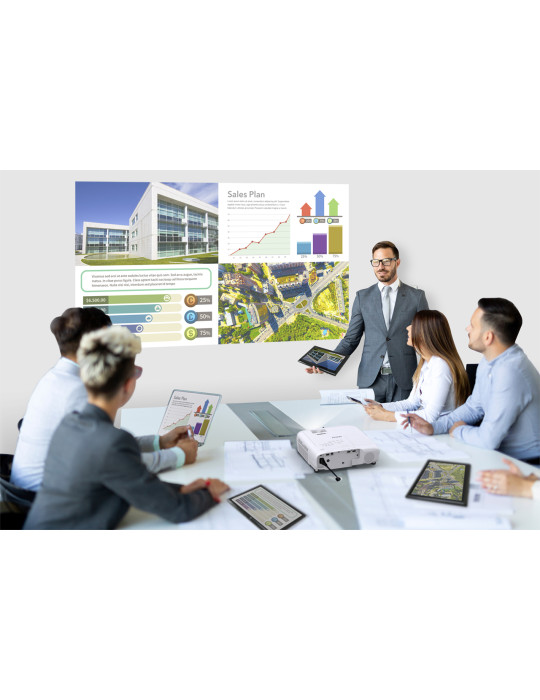 Epson EB-W55 4000 ANSI lumens 3LCD WXGA (1200x800) Blanc