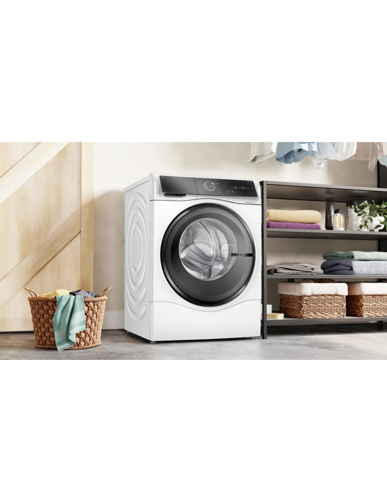 Bosch Serie 8 WNC254A40 machine à laver avec sèche linge Pose libre Charge avant Blanc 10,5 / 6kg