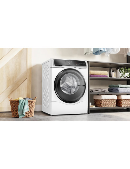 Bosch Serie 8 WNC254A40 machine à laver avec sèche linge Pose libre Charge avant Blanc 10,5 / 6kg