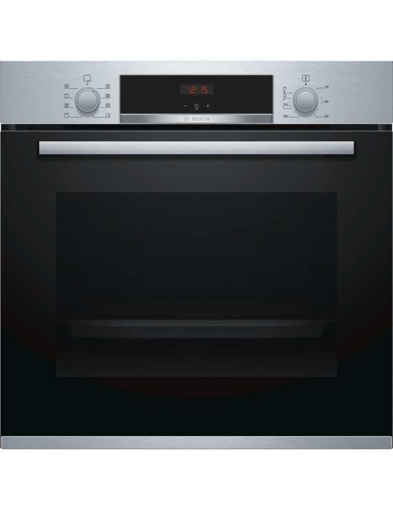 Bosch Serie 4 HBA553BR0 four 71 L Noir, Acier inoxydable