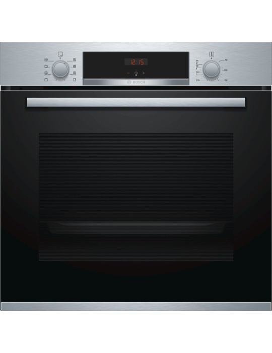 Bosch Serie 4 HBA553BR0 four 71 L Noir, Acier inoxydable