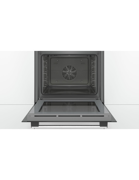 Bosch Serie 4 HBA553BR0 four 71 L Noir, Acier inoxydable