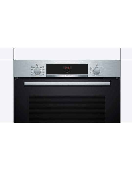 Bosch Serie 4 HBA553BR0 four 71 L Noir, Acier inoxydable