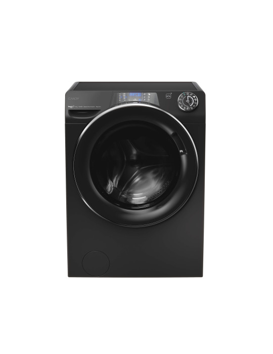 Candy RapidÓ PRO RP 496BWMBCB/1-S machine à laver Charge avant 9 kg 1400 tr/min Noir