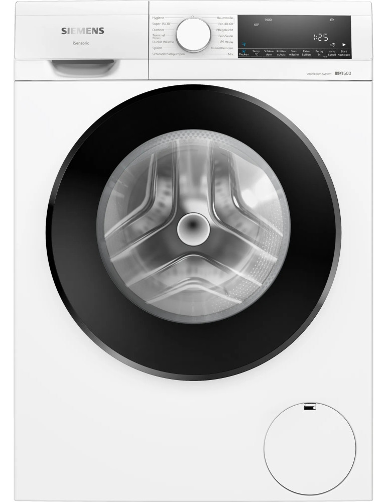 Siemens iQ500 WG34G2070 machine à laver Charge avant 8 kg 1400 tr/min Blanc