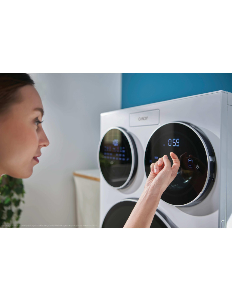 Candy MQD 410CBL9-47 machine à laver Charge avant 10 kg 1400 tr/min Blanc