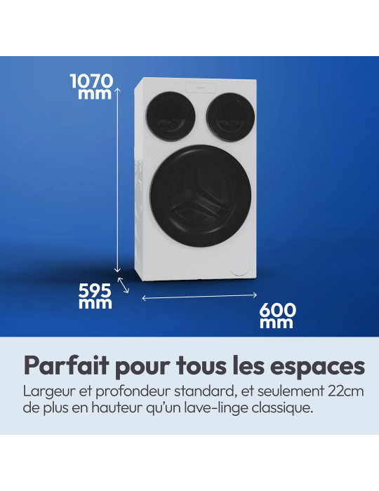 Candy MQD 410CBL9-47 machine à laver Charge avant 10 kg 1400 tr/min Blanc