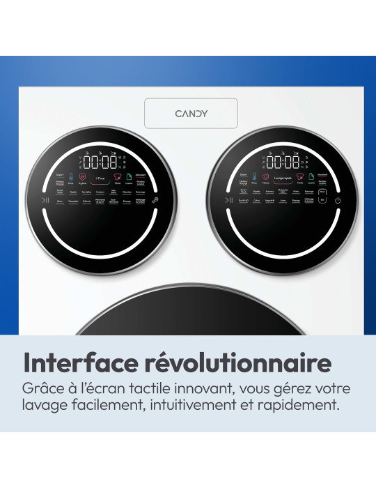 Candy MQD 410CBL9-47 machine à laver Charge avant 10 kg 1400 tr/min Blanc