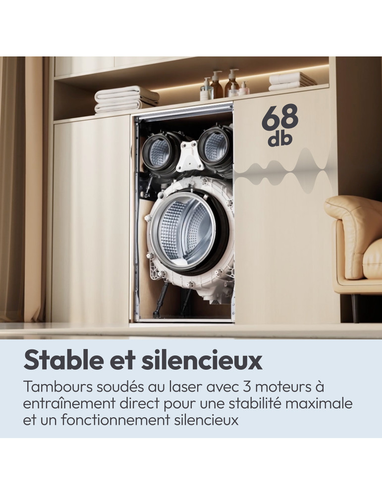 Candy MQD 410CBL9-47 machine à laver Charge avant 10 kg 1400 tr/min Blanc