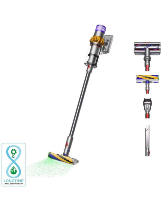 DYSON V15 Detect Absolute - Autonomie jusqu'à 60 min - Brosse avec lumière intégrée