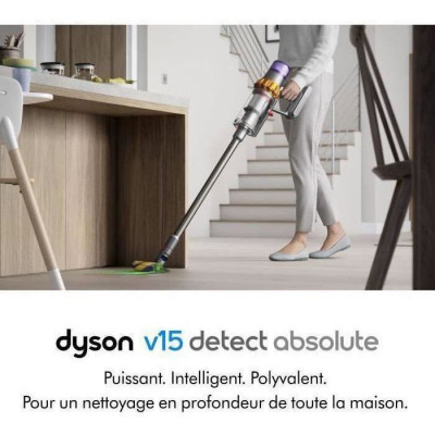 DYSON V15 Detect Absolute - Autonomie jusqu'à 60 min - Brosse avec lumière intégrée 2