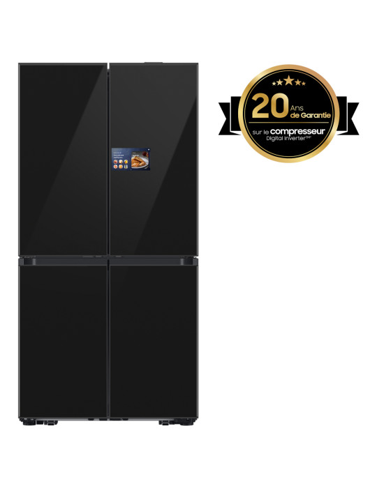 Samsung Series 9 Réfrigérateur Bespoke AI - Multi-portes- Double fabrique de glace auto - 654L - RM90F67CECEF- Classe