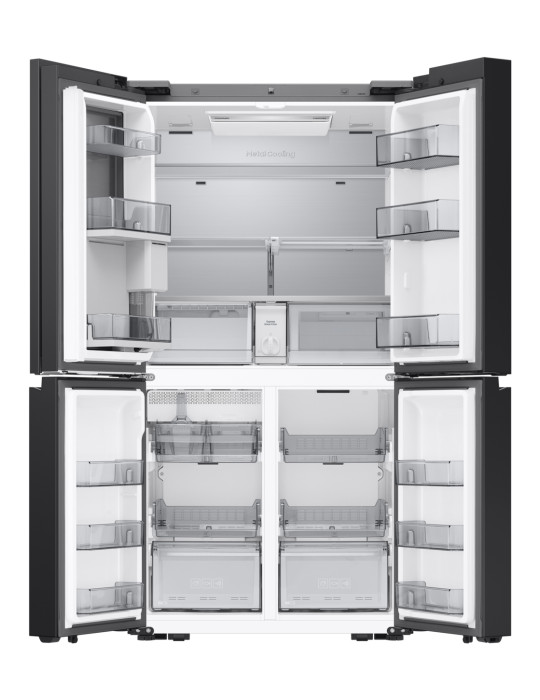 Samsung Series 9 Réfrigérateur Bespoke AI - Multi-portes- Double fabrique de glace auto - 654L - RM90F67CECEF- Classe