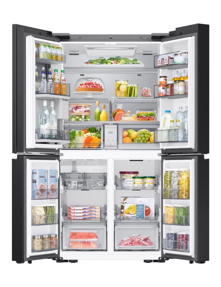 Samsung Series 9 Réfrigérateur Bespoke AI - Multi-portes- Double fabrique de glace auto - 654L - RM90F67CECEF- Classe