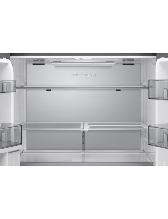 Samsung Series 9 Réfrigérateur Bespoke AI - Multi-portes- Double fabrique de glace auto - 654L - RM90F67CECEF- Classe